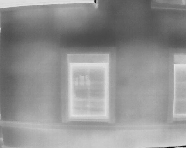 Wärmebildaufnahme des Fensters